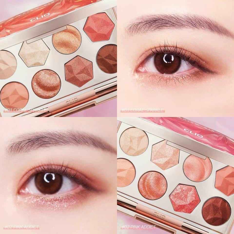 Bảng phấn mắt Clio Pro Eye Palette Coral Talk