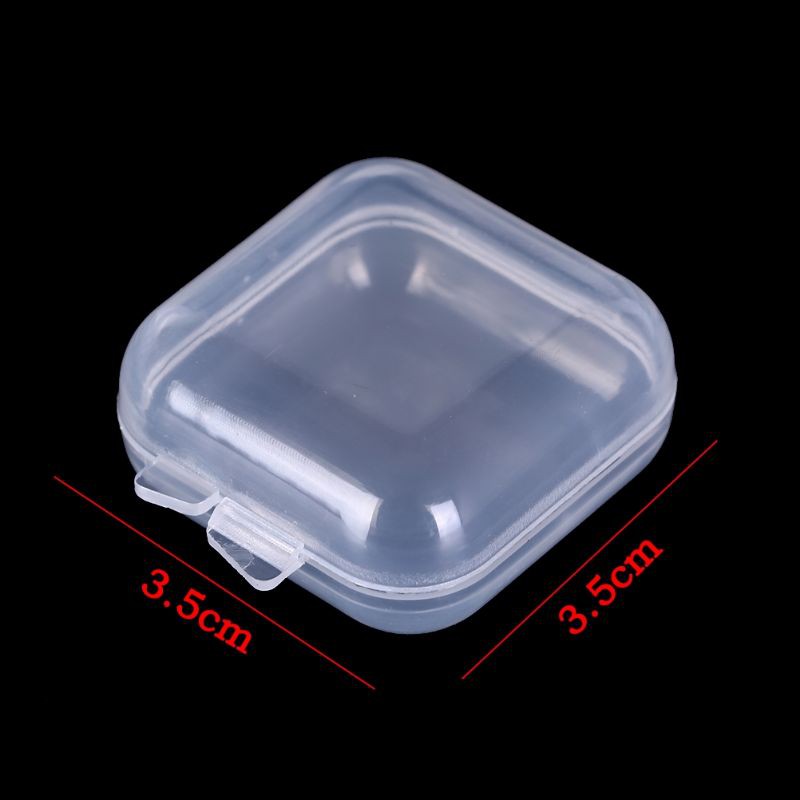 10 Cái hộp nhựa size mini đựng đồ dùng như sim, thẻ nhớ, nút bịt tai