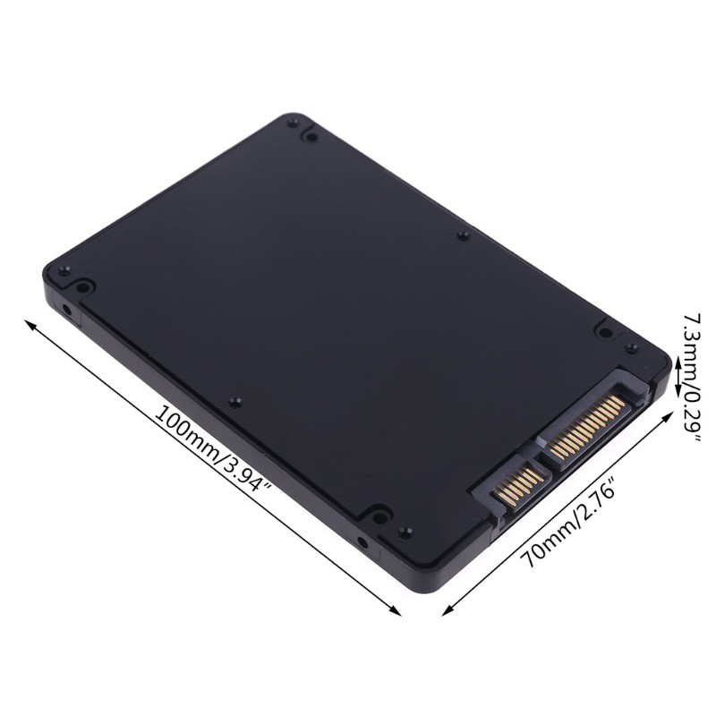 Hộp đựng ổ cứng chuyển đổi mSATA SSD 7mm sang SATA 2.5 inch