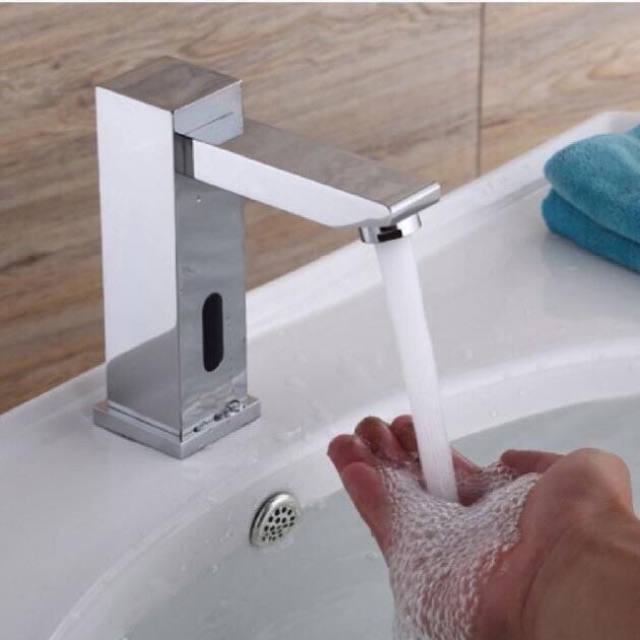 VÒI CẢM ỨNG LAVABO CAO CẤP SMARTECH ST-116, VÒI RỬA TAY, VÒI LAVABO, VÒI CHẬU