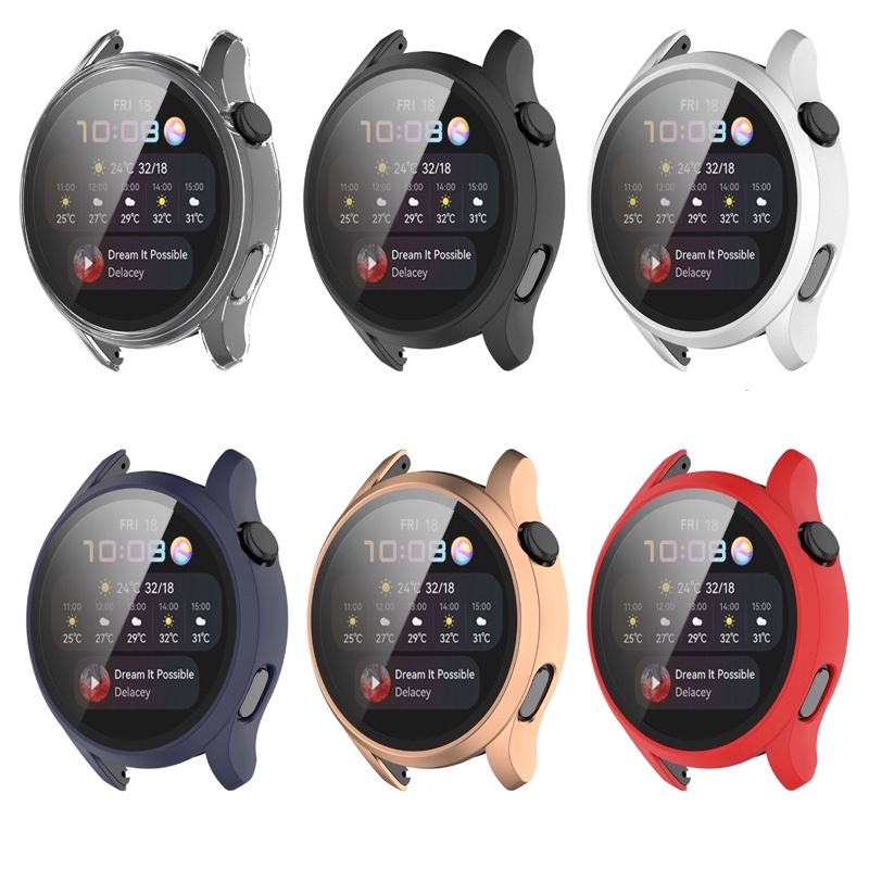 Ốp bảo vệ PC tích hợp màn cường lực Huawei Watch 3
