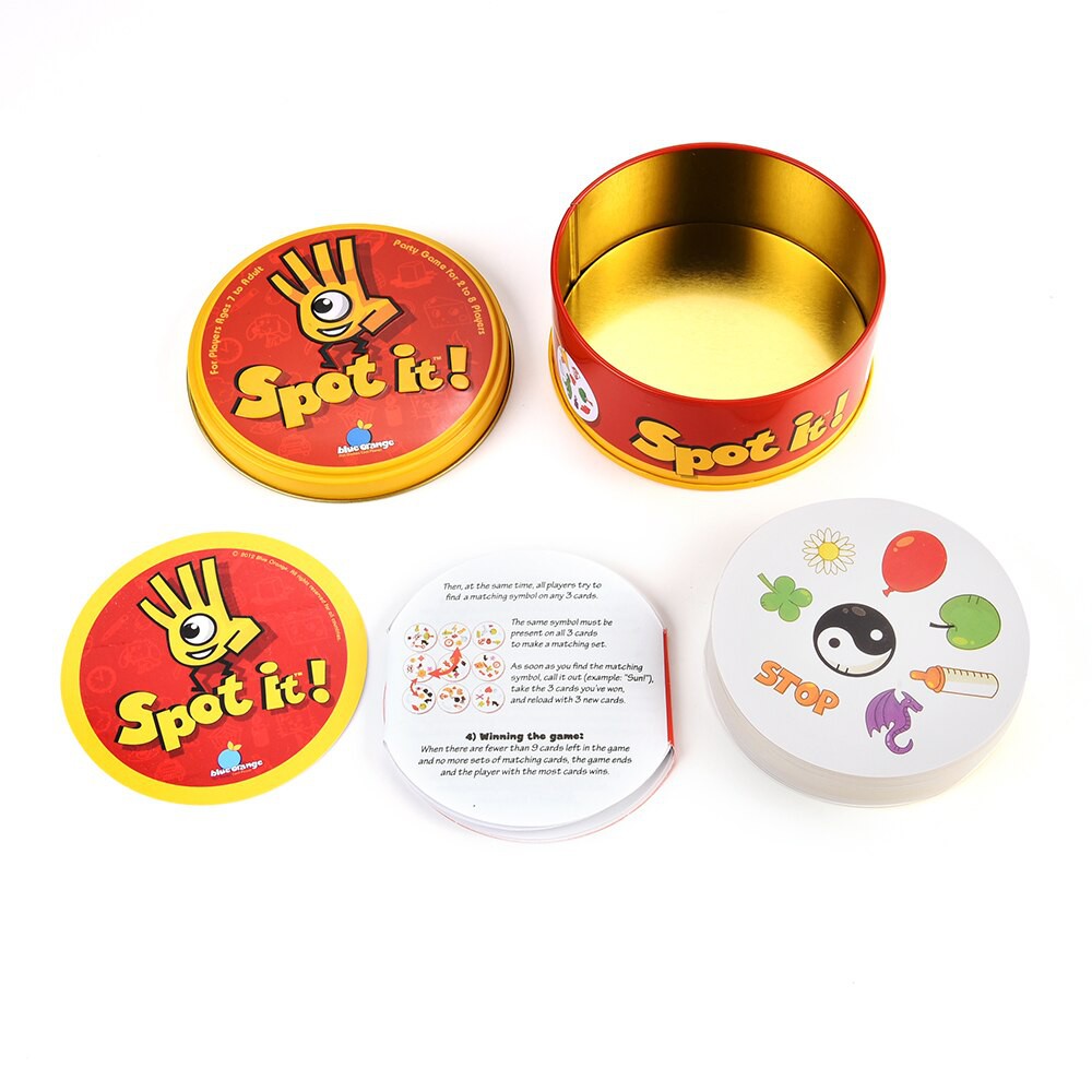 Bộ thẻ Spot it game Dobble vui nhộn học tập