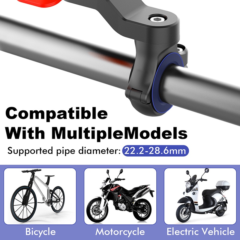 Giá đỡ điện thoại gắn tay lái xe máy/xe đạp cho Xiaomi iPhone