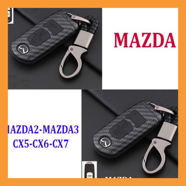 Bao chìa khóa cacbon cao cấp các dòng xe hãng Mazda: MAZDA2-MAZDA3-CX5