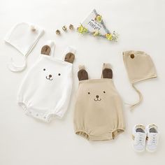Set body chip bé trai, bé gái kèm mũ. rập giấy. không phải quần áo