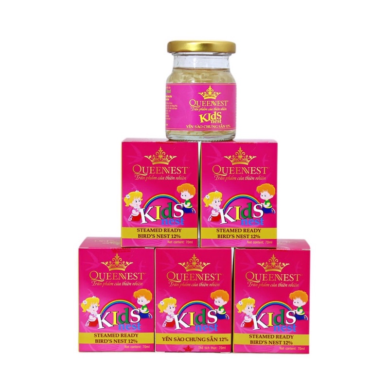 Yến Sào Chưng Sẵn Kidnest 12% - Hộp 70ml