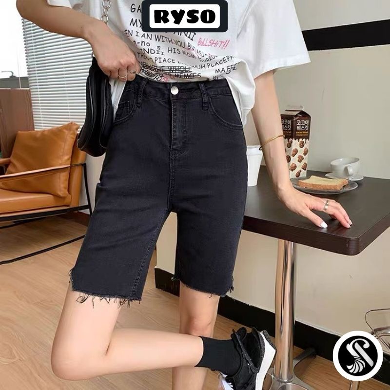 Quần Ngố Kaki Nữ Co Giản Tốt Trắng - Đen