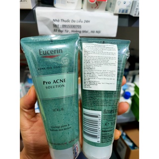 Gel Tẩy Tế Bào Chết Cho Da Mụn EUCERIN Pro Ace Solution Scrub 100ml