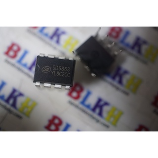 2 ic nguồn sd6863 6863 dip-8 chính hãng silan