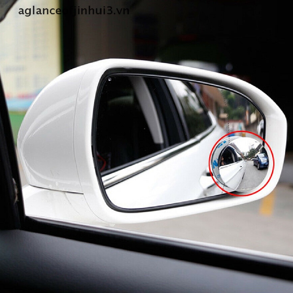 Bộ 2 Gương Cầu Lồi Xóa Điểm Mù Gương Chiếu Hậu Góc Rộng Cho Xe Hơi