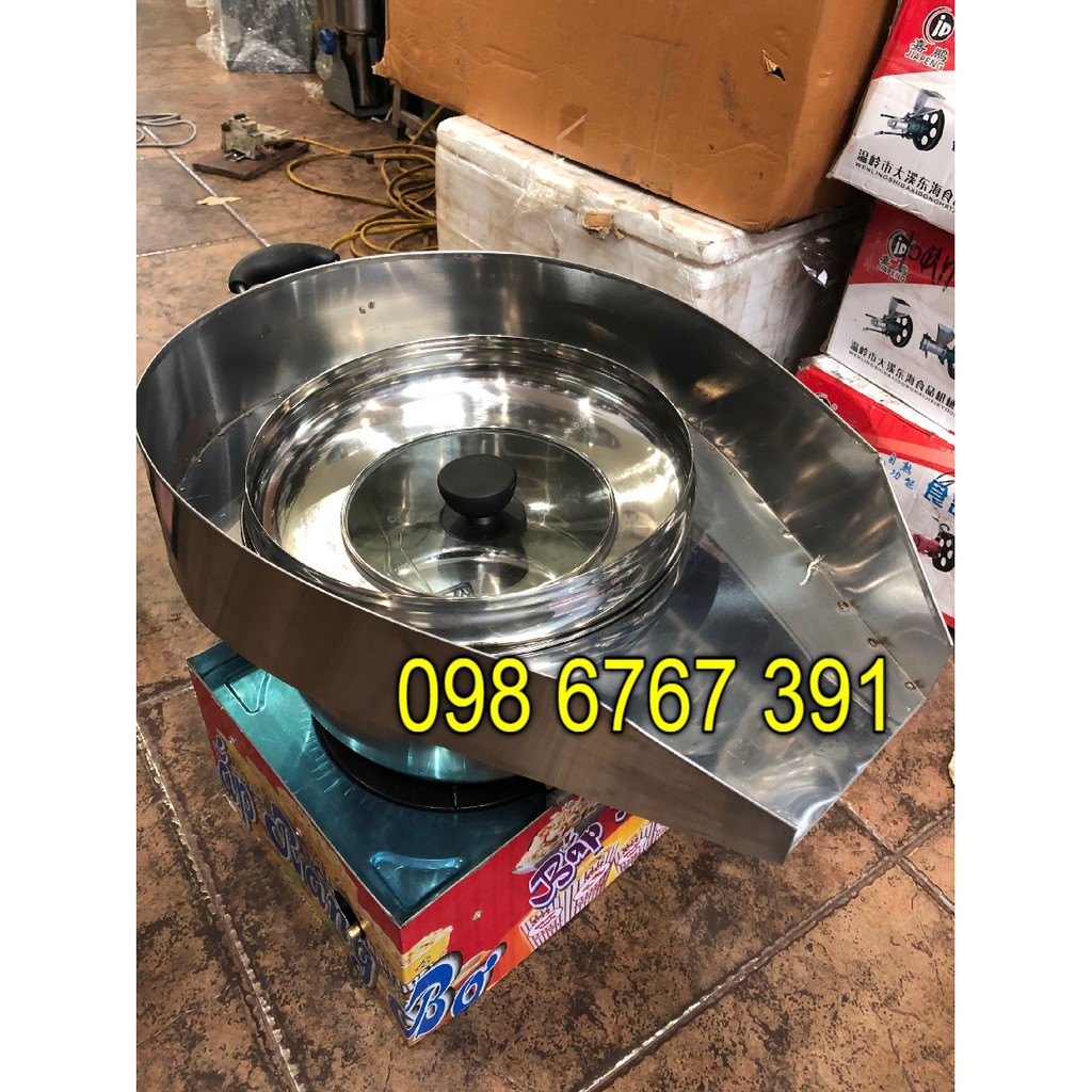 Nồi nổ bắp rang bơ, máy làm bỏng bắp rang bơ chạy bình ga to và ga mini