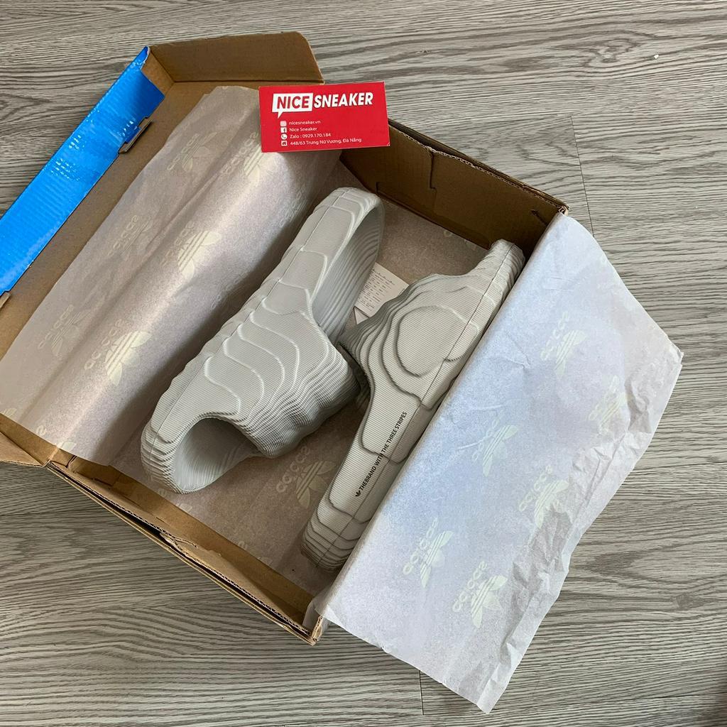 Dép Adilette 22 Slide Quai Ngang Nam Nữ, Dép Bánh Mì Adidas Đúc Nguyên Khối Full Box - NICE SNEAKER | Chất lượng siêuBox