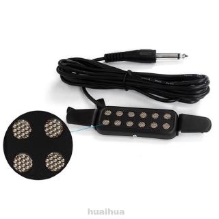 12 Hole Acoustic Electric Accessories Musical Instruments Clip On Guitar Pickup