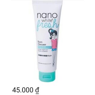 Kem rửa mặt nanowhite fresh