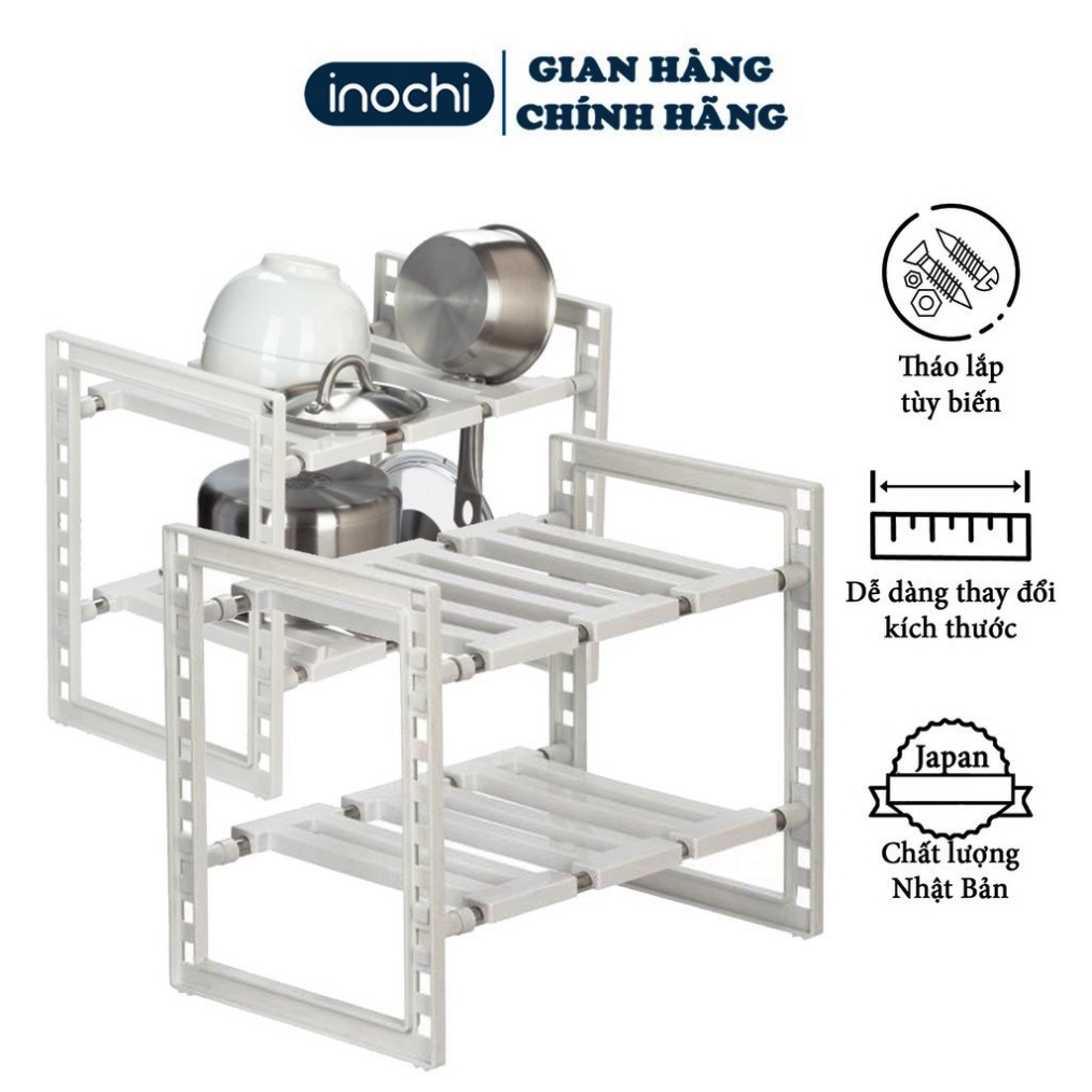 [Tặng Quà]Kệ gầm bếp , đa năng thông minh Tokyo INOCHI dành cho nhà bếp nhà tắm KE008 kunkun