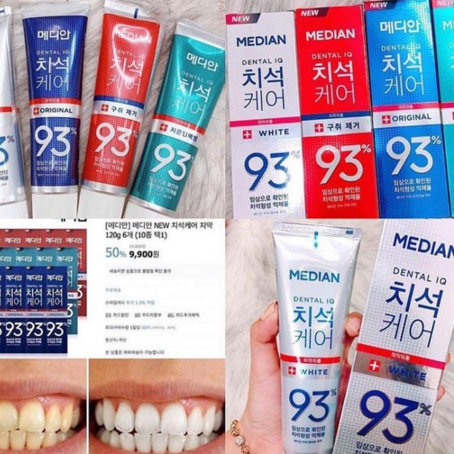 Kem đánh răng MEDIAN Dental IQ 93% Hàn Quốc 120g