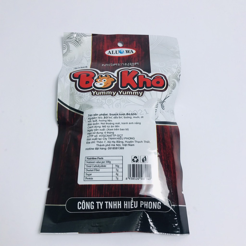 [Mã GROXUAN1 giảm 8% đơn 150K] Bò khô Yummy 100g đồ ăn vặt siêu ngon - đồ ăn vặt Hà My | BigBuy360 - bigbuy360.vn