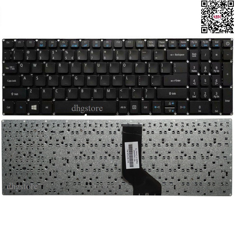Bàn phím laptop Acer Aspire E15, E5-573, E5-574, E5-575, E5-576, E5-722, F5-521, F5-571, F5-572, F5-573