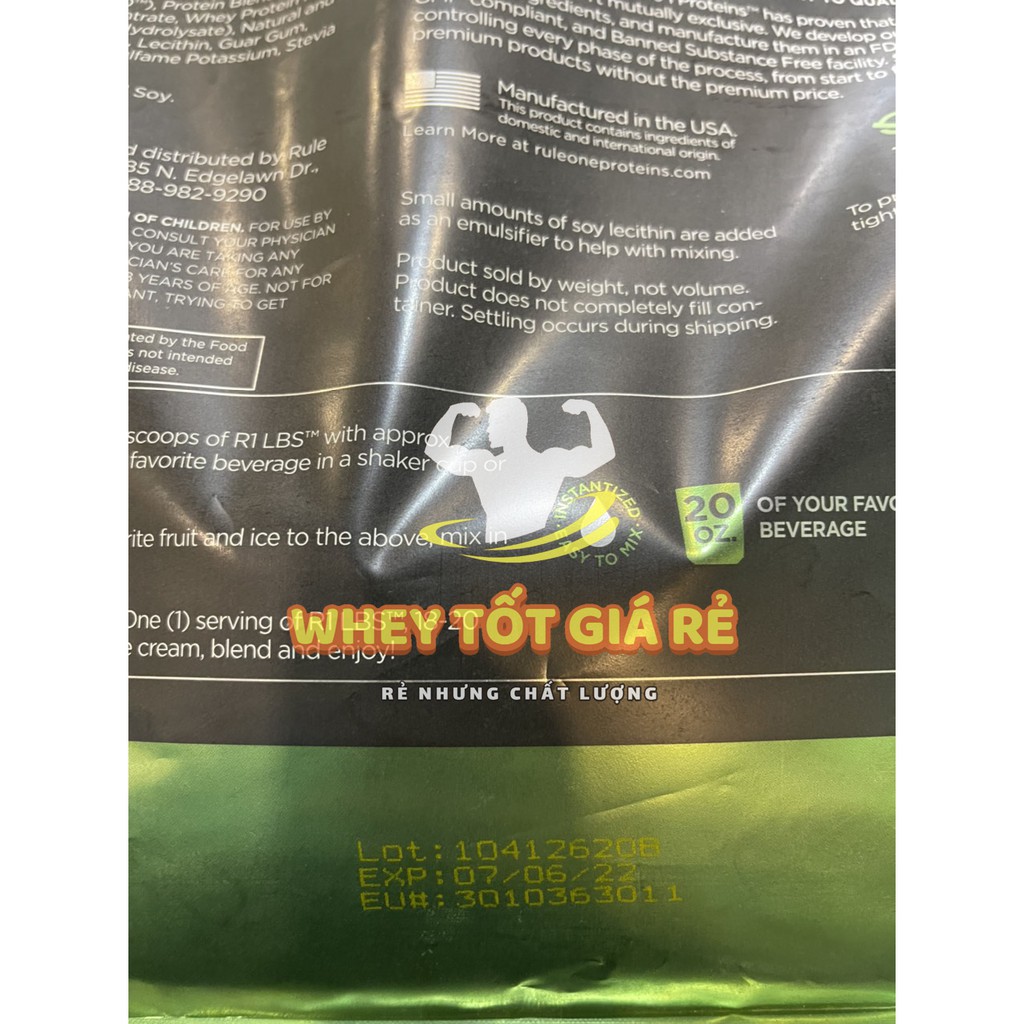 Sữa Tăng Cân Mass R1 Gainer 12lbs ( 5kg4)