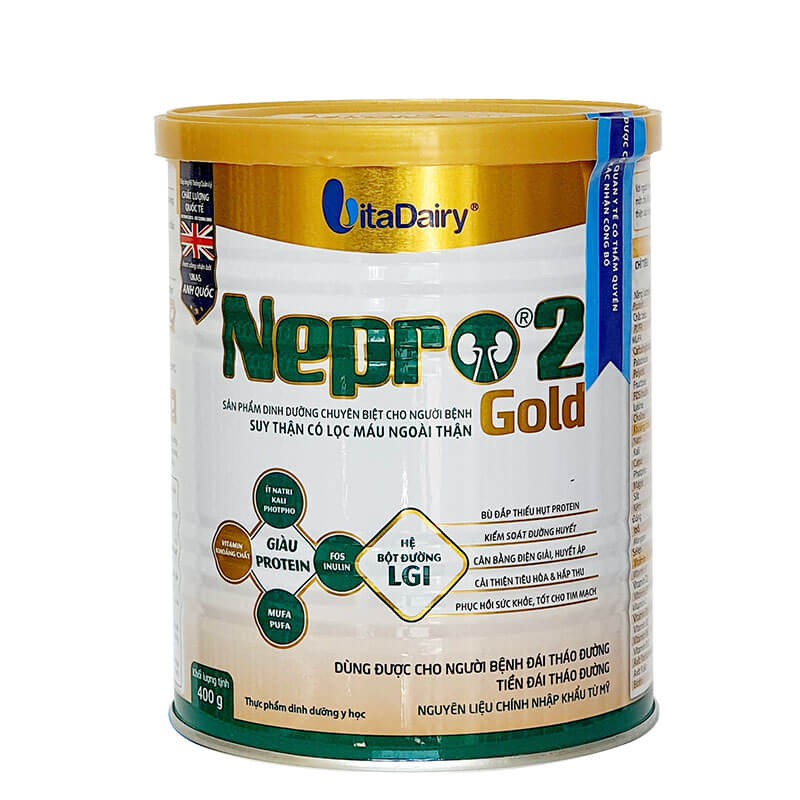 Sữa nepro 2 gold hộp 400g Date T4.2023