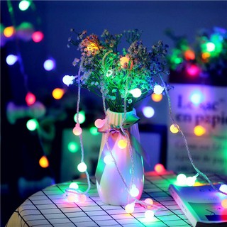 【Có hàng sẵn】【FREE PIN】10/20/40 Nhiều màu Đèn LED dây chạy bằng pin dùng trang trí độc đáo