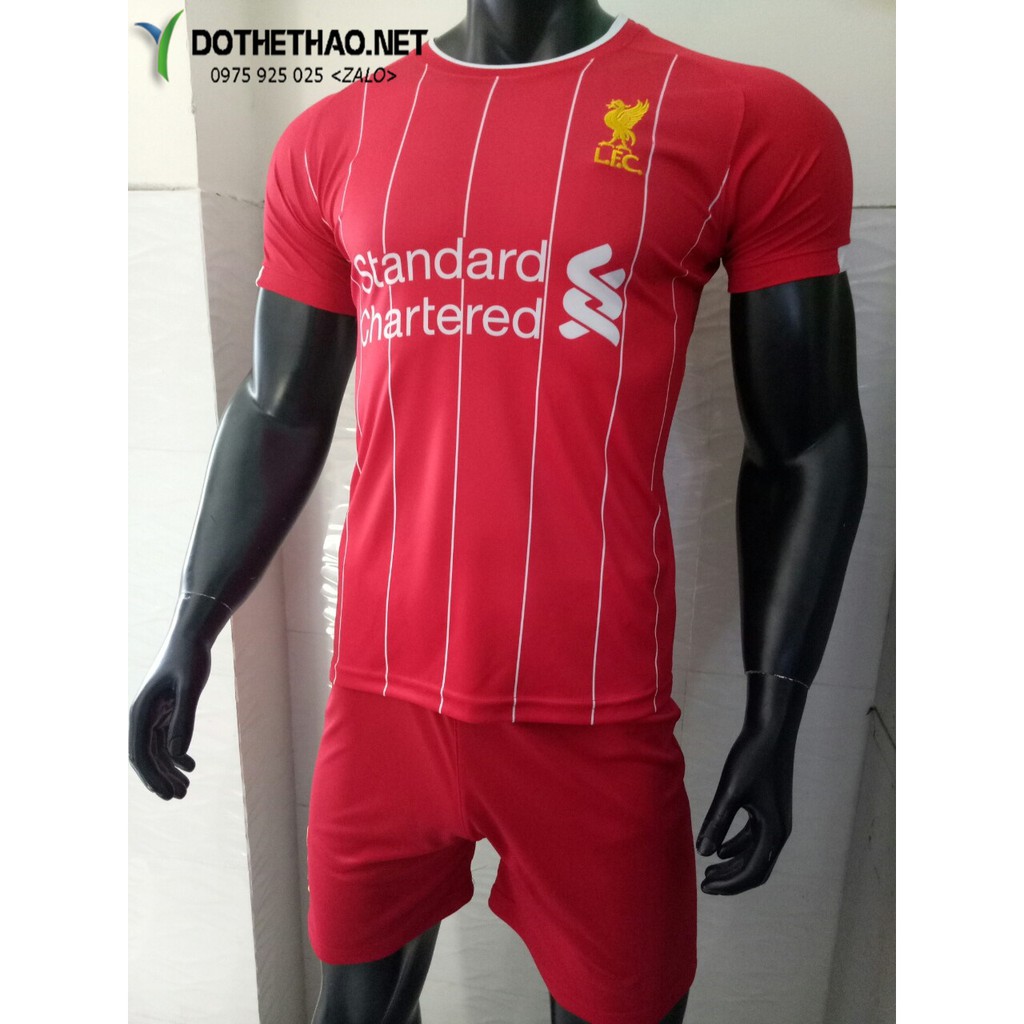 Bộ quần áo bóng đá đội bóng Liverpool, bộ đồ đá banh big size chất lượng, đồ thể thao cao cấp