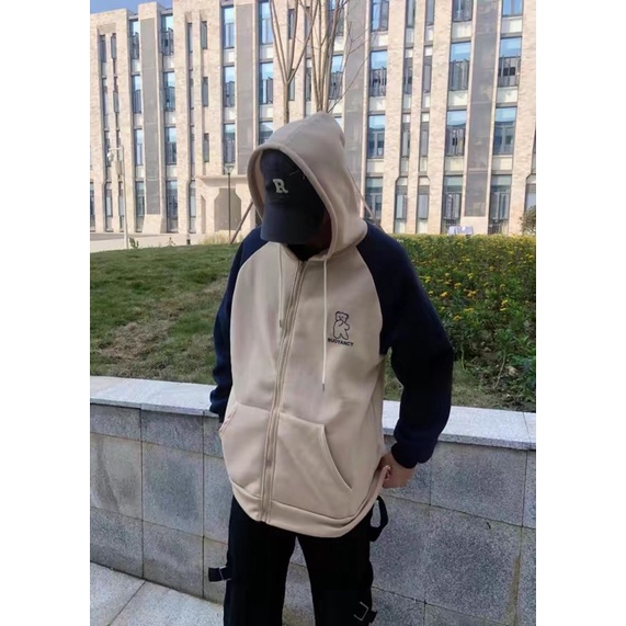 ẢNH THẬT  áo khoác có mũ trùm đầu nam nữ