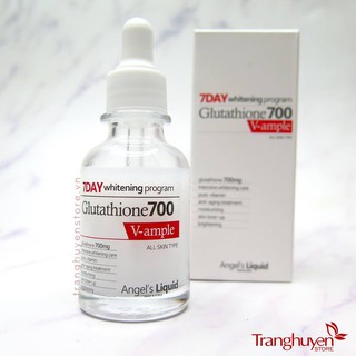 Huyết thanh trắng da 7Day Whitening Program Glutathione 700 V-ample
