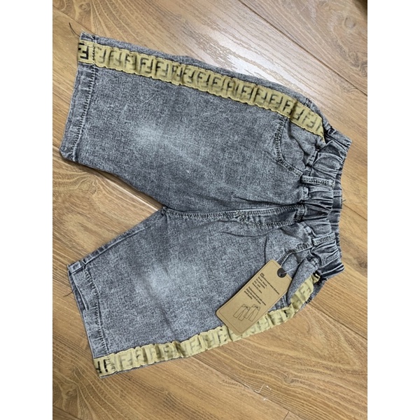 Quần bò Jeans cho bé trai Kidbabyonline K105- quần short bò cho bé trai từ 7-20kg