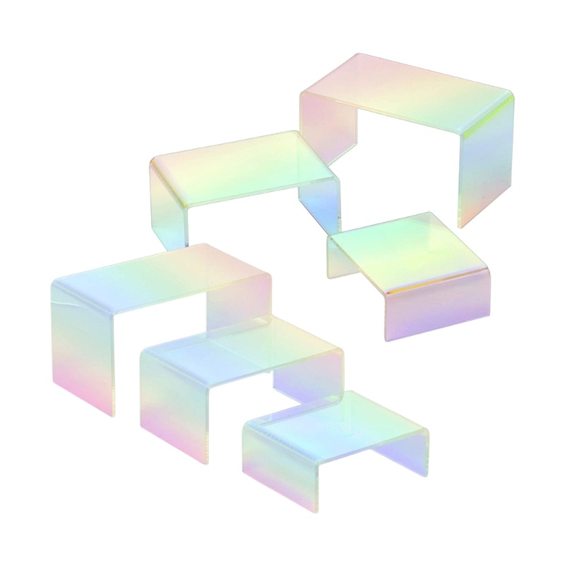 Flgo Kệ Chữ Nhật Trưng Bày Bánh Kẹo Tráng Miệng Để Bàn Trưng Bày Hành Động