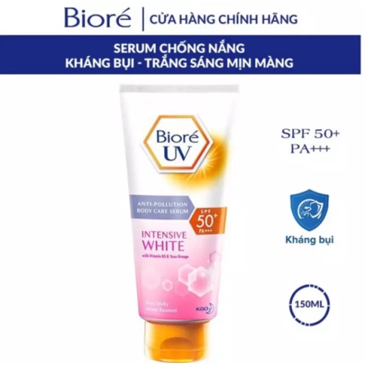 Serum Chống Nắng Dưỡng Thể Kháng Bụi - Trắng Sáng Mịn Màng Biore UV 150ml