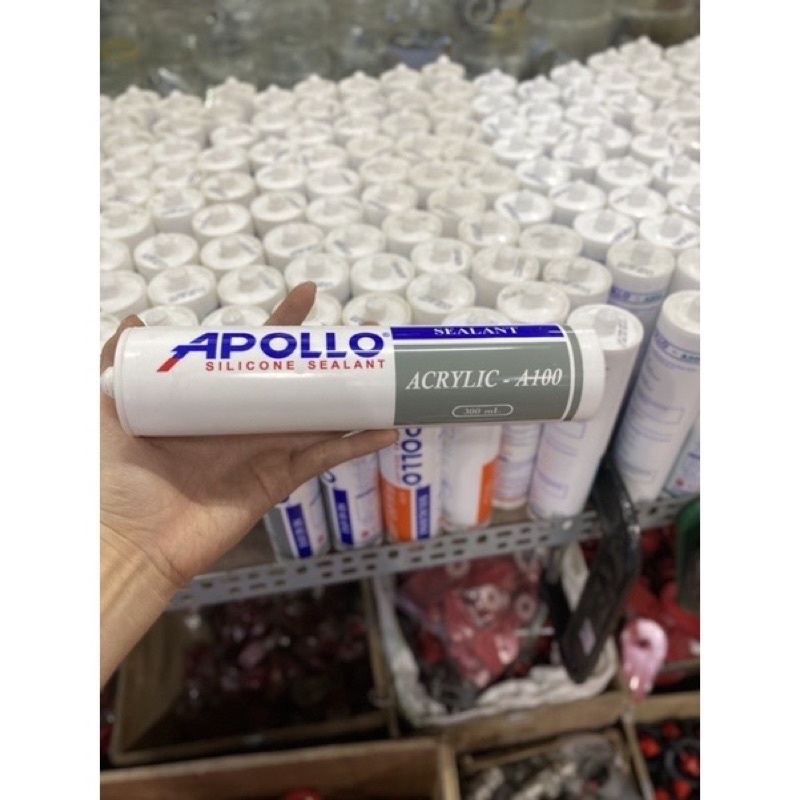 Keo silicon apolo đen/đục /trong (hàng chuẩn)