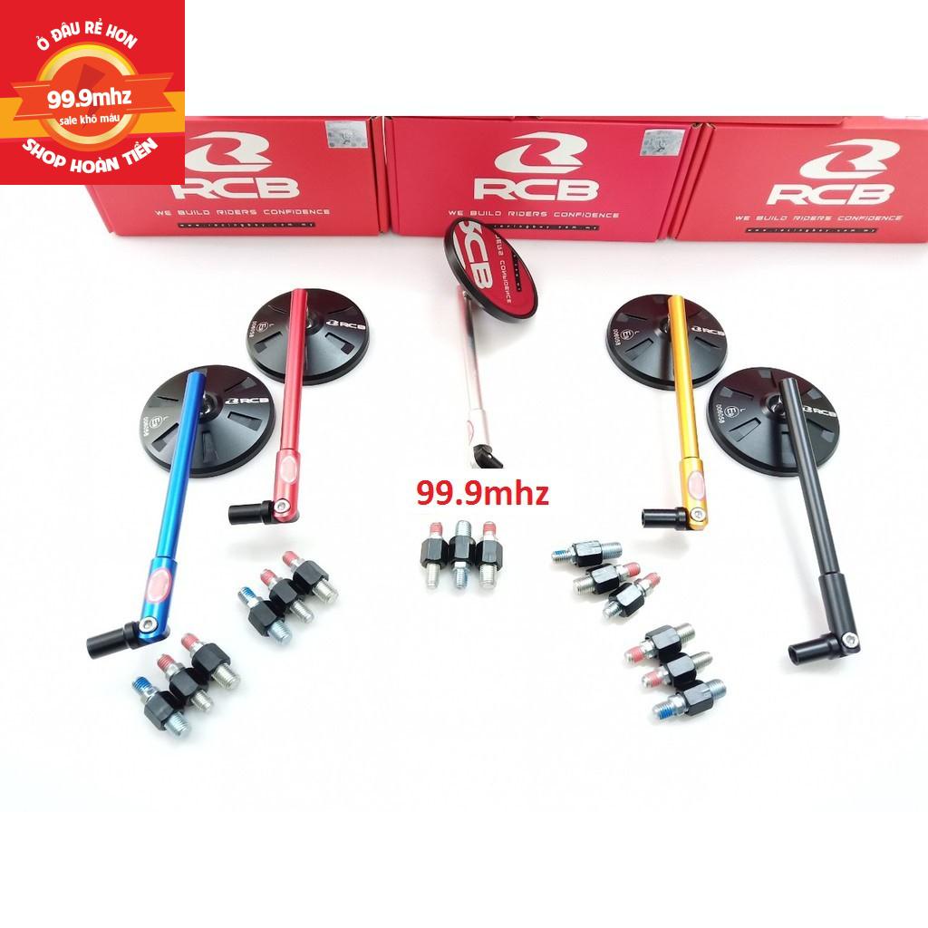 Kính Chiếu Hậu S6 RCB Adapter Chân Cao Gương Xe Máy Racing Boy Kính Xe Máy Thời Trang Cho Mọi Xe