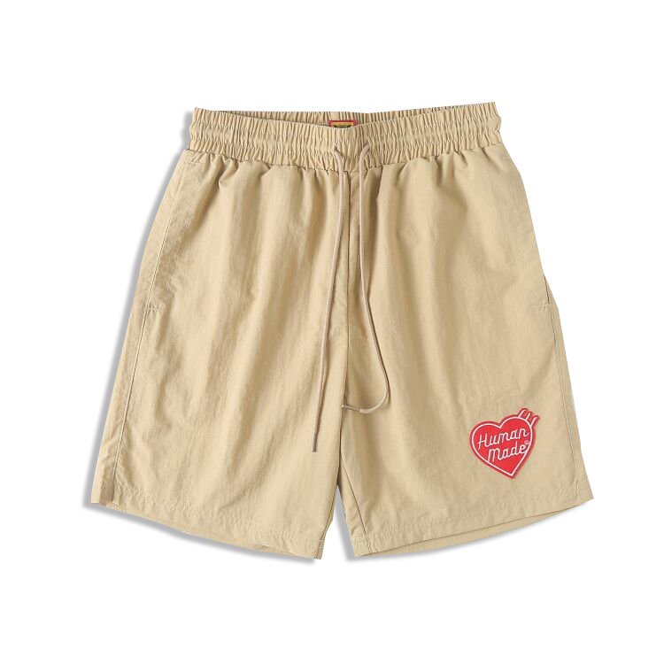 Nigo Human MadeMen and Women Couple Japanese Love Embroidered Beach Loose Leisure Sports Shorts Five Points