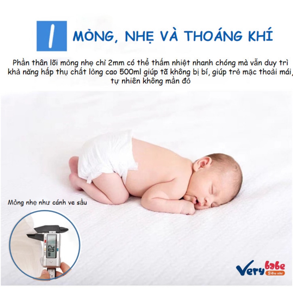 Miếng dùng thử bỉm Verybabe dán/quần S1/M1/ M1/L1/XL1