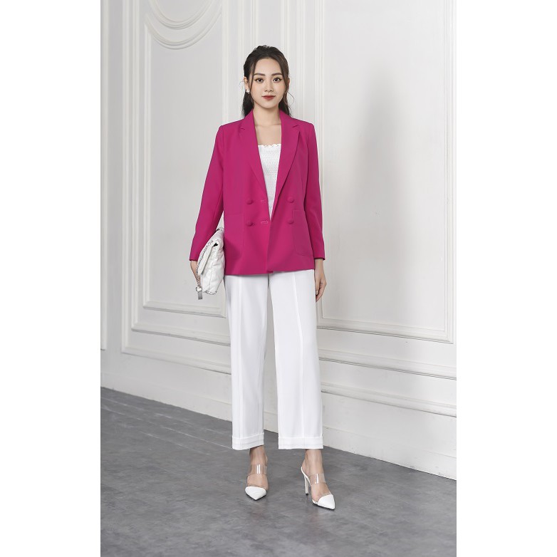 Áo khoác blazer nữ KO-ISAN thiết kế thanh lịch với 04 khuy cúc, chất liệu cao cấp - 390121 | BigBuy360 - bigbuy360.vn