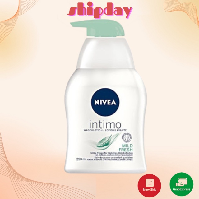 [Nắp Xanh] Dung dịch vệ sinh phụ nữ Nivea intimo 250ml