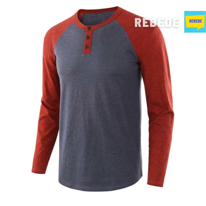 Áo thu nam tay dài phối màu mặc thu đông - thời trang nam 2020 | BigBuy360 - bigbuy360.vn