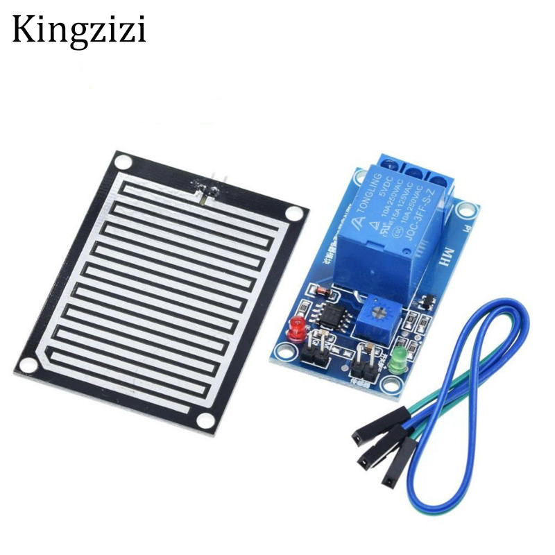 Mô đun cảm biến nước mưa chạy bằng điện DC 5V 12V