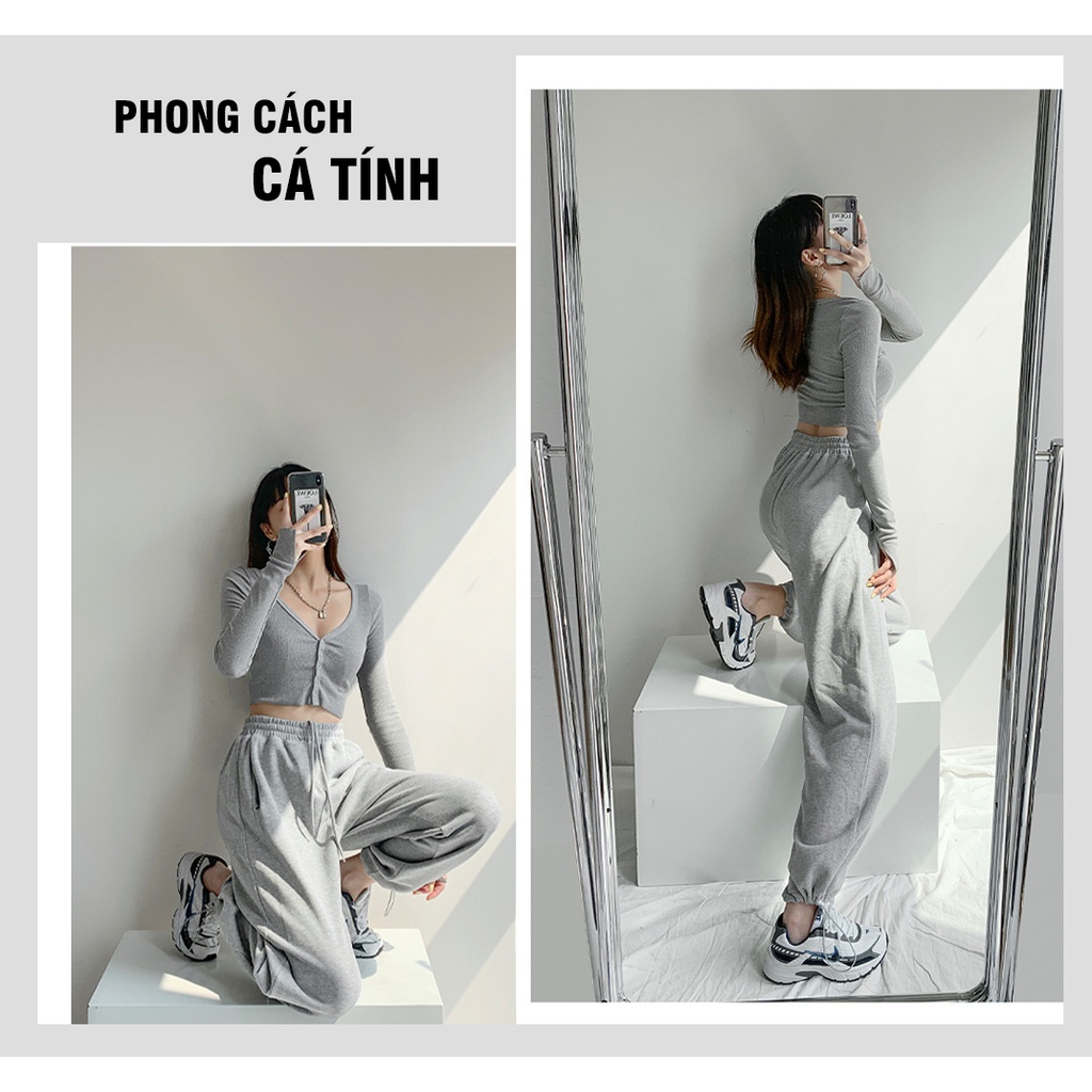 Quần jogger nam nữ unisex ống rộng bo gấu dây rút LOẠI 1 Ulzzang thể thao tập gym nhảy dancer có bigsize QD14