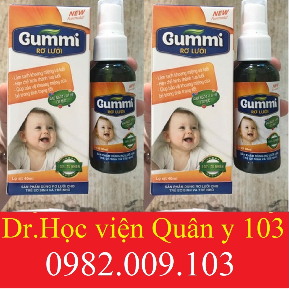 GUMMI dung dịch rơ lưỡi baby⚡️AN TOÀN CHO TRẺ SƠ SINH VÀ TRẺ NHỎ⚡️chiết xuất thảo dược làm sạch,phòng ngừa nấm ở miệng