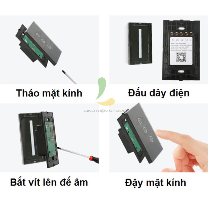 Công tắc Tuya cảm ứng nước nóng  Chính hãng