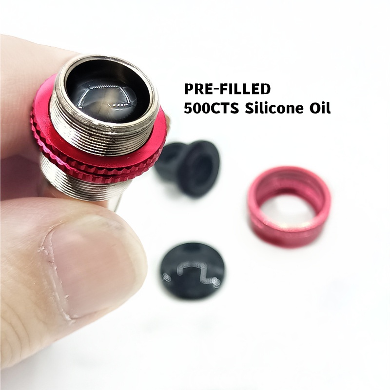 Wltoys 124017 144010 124019 144001 Rc Phụ Kiện Giảm Xóc Trước Và Sau Bằng Silicon Có Thể Điều Chỉnh 500CTS Cho Xe Hơi