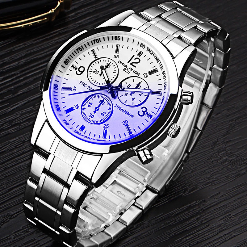 Đồng hồ nam SKYLANGE dây thép-kim loại không gỉ mặt kính chống xước cao cấp | BigBuy360 - bigbuy360.vn