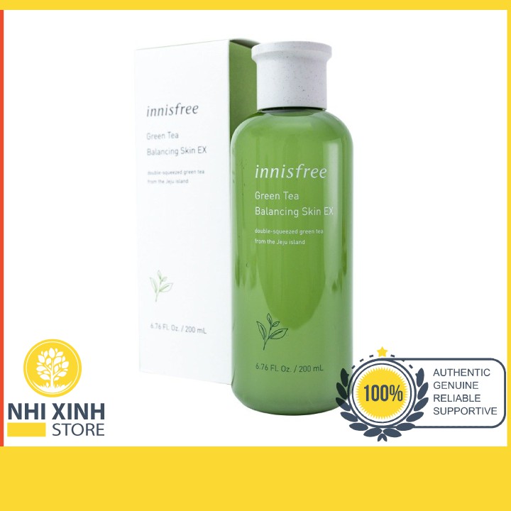 [CHÍNH HÃNG] Nước Hoa Hồng Innisfree Green Tea Balancing Skin EX