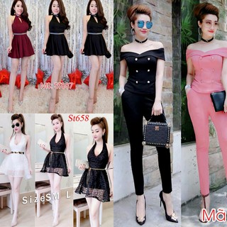 Combo 5 bộ quần áo jumsuit và set bộ