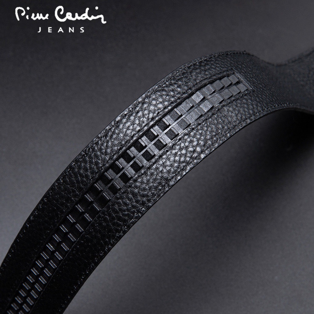 Dây nịt Nam Pierre Cardin chính hãng chữ G vân cá sấu J0A826Z-281127A Da thật Khóa tự động thắt lưng Nam cao cấp