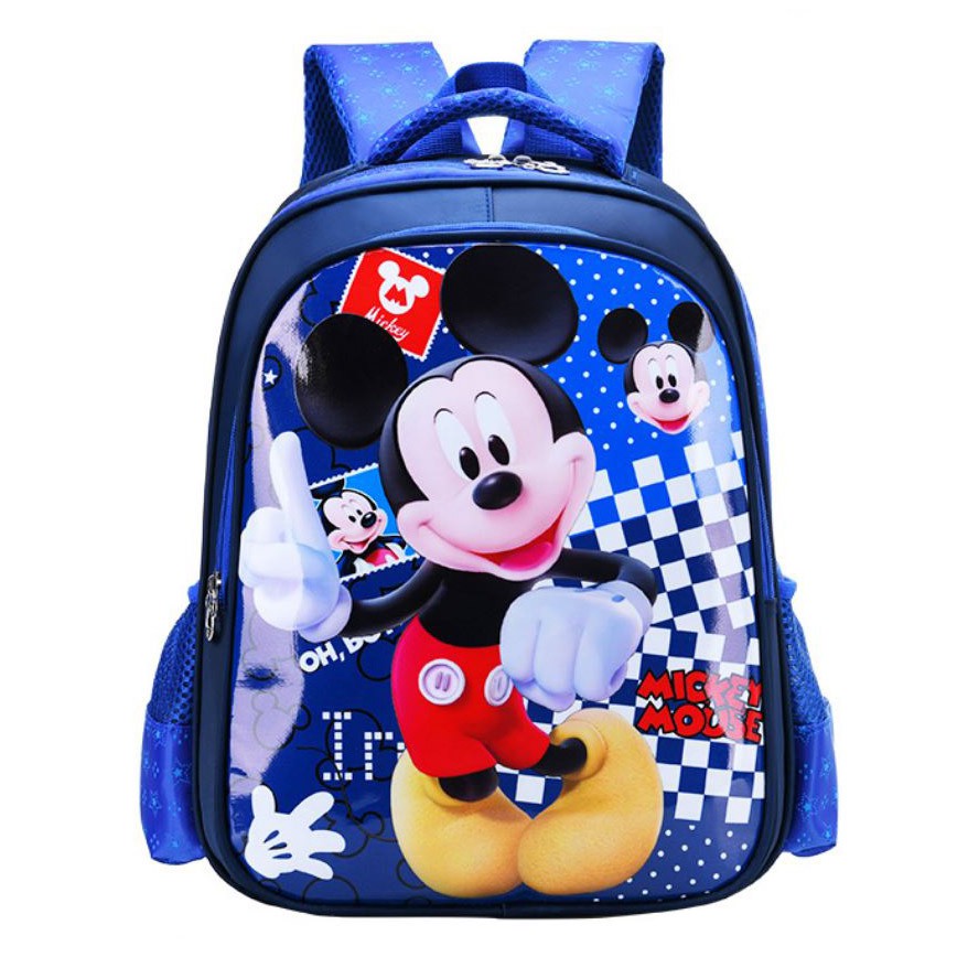 BALO HỌC SINH TIỂU HỌC 2 NGĂN LỚN MICKEY & MINNIE DỄ THƯƠNG, NGỘ NGHĨNH CHO BÉ GÁI