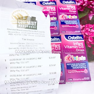 Vitamin D ostelin 2.4 ml drop nhỏ giọt