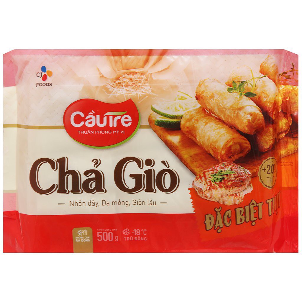 Chả Giò Đặc Biệt Thịt Cầu Tre CJ 500g